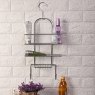 *SHOWER CADDY CHROME HANGING