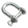 *SHACKLE D 1/4" GALV PACK2