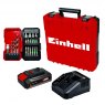 Einhell Einhell PXC 18v Combi Drill Set 22 Piece With Battery 2.5ah
