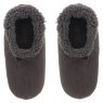 Snoozies Snoozies Corduroy Brushed Mens Slipper Sock Assorted