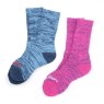 Grisport Grisport Merino Wool Sock Pink/Blue 2 Pack