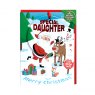 Personalised Bauble Christmas Card Special Daughter