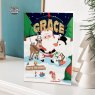 Personalised Bauble Christmas Card G