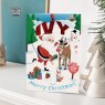Personalised Bauble Christmas Card I