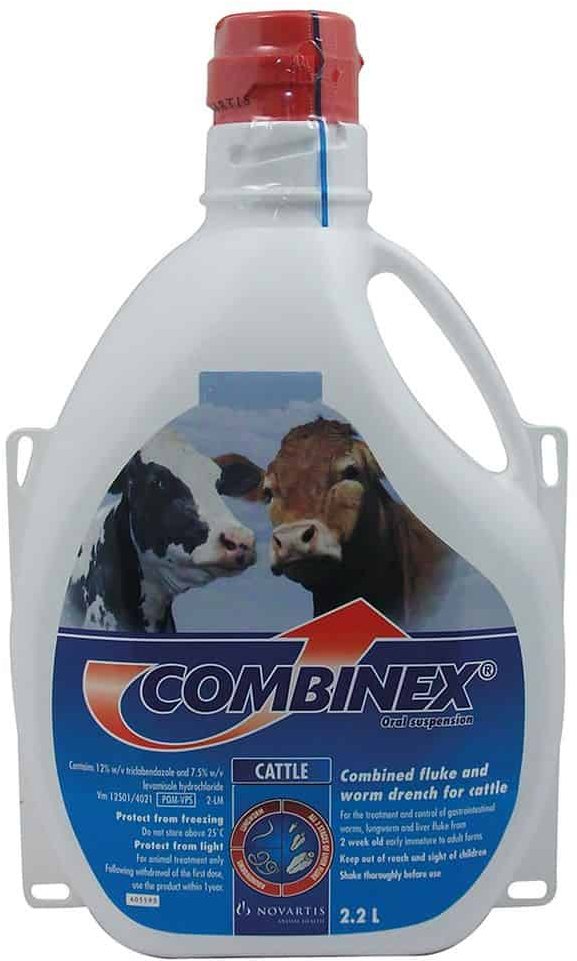ELANCO COMBINEX 0.8L CATTLE Cattle Medicine Mole Avon