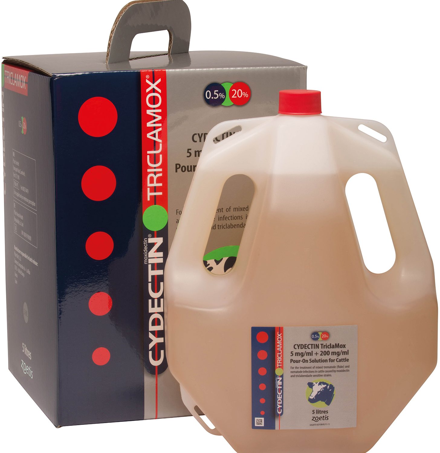 ZOETIS CYDECTIN TRICLAMOX CATTLE PO 1L Cattle Medicine Mole Avon