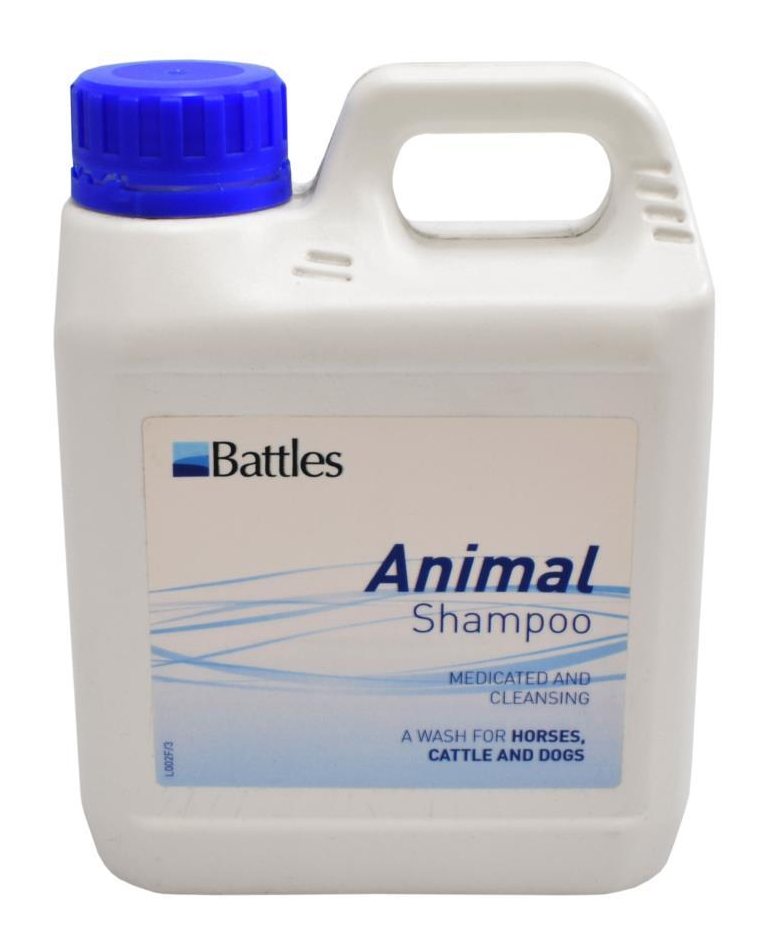 Battles Animal Shampoo 1L Cattle Health & Hygiene Mole Avon