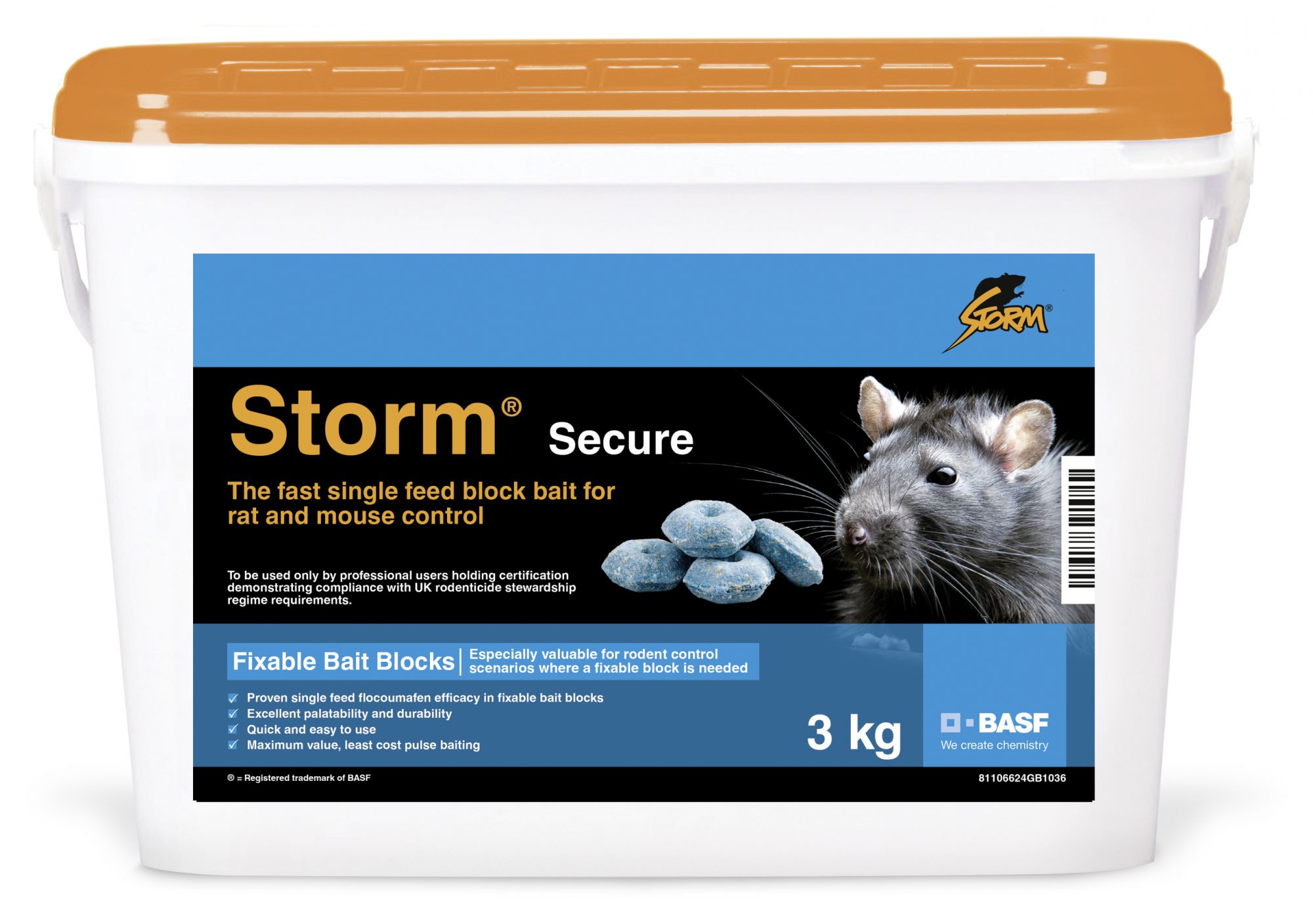 Rodent Poison Bait Killer Strong Rat & Mouse Bait + Free Gloves UK