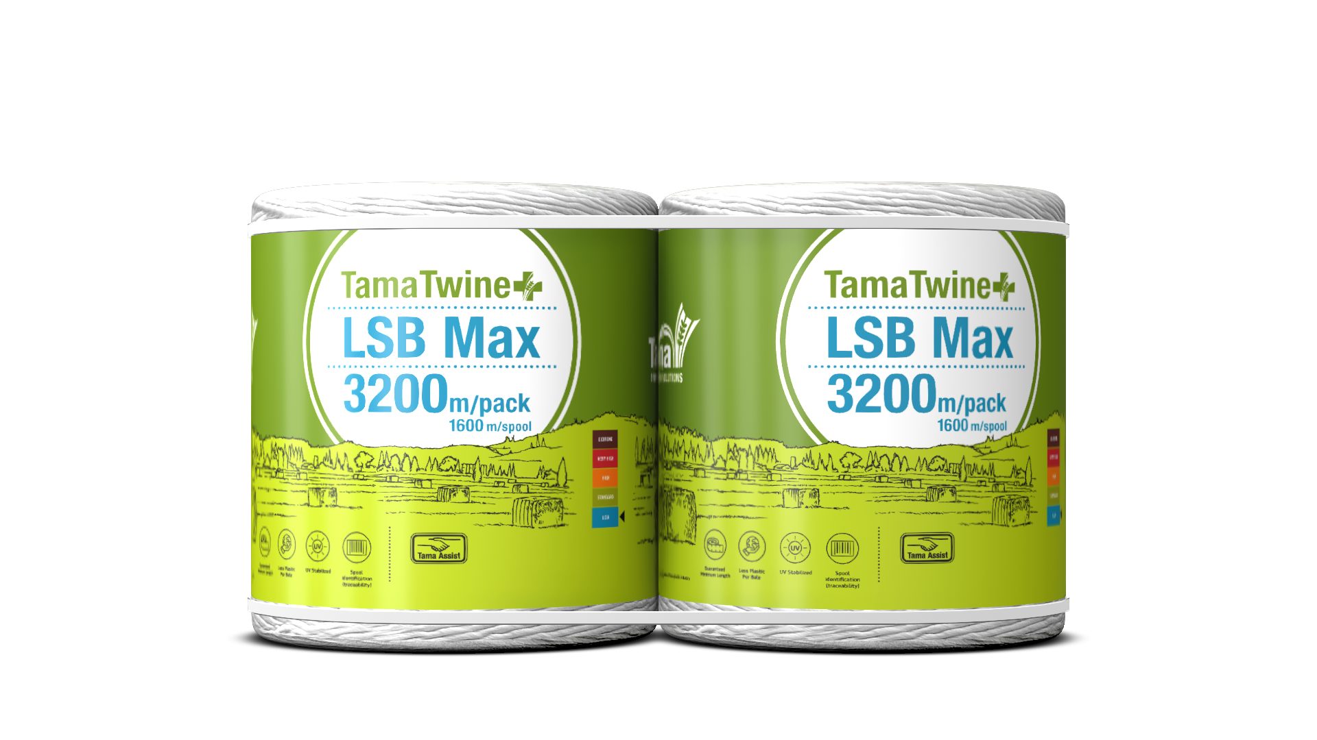 Tama LSB Max Twine 3200m 2 Pack Bale Twine Mole Avon