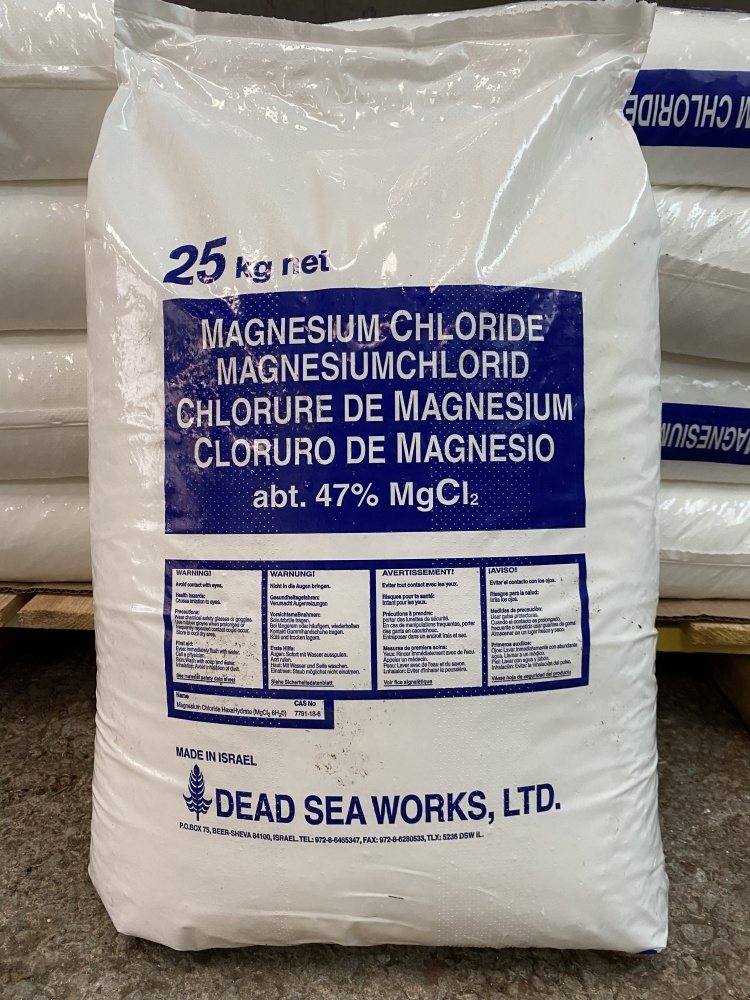 Magnesium Chloride Flakes 25kg Cattle Supplement Mole Avon