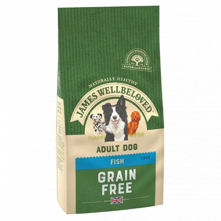 JWB James Wellbeloved Grain Free Adult Fish 1.5kg Gluten & Grain Free