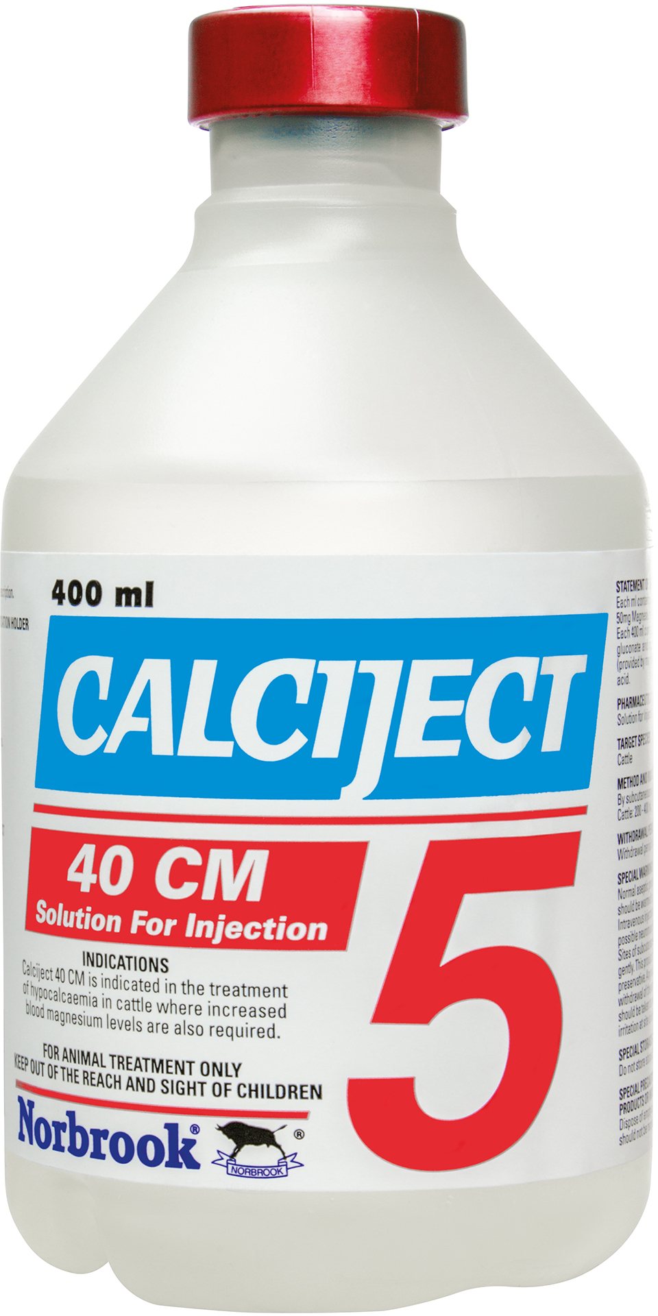 CALCIJECT 40CM NO5 400ML Cattle Medicine Mole Avon