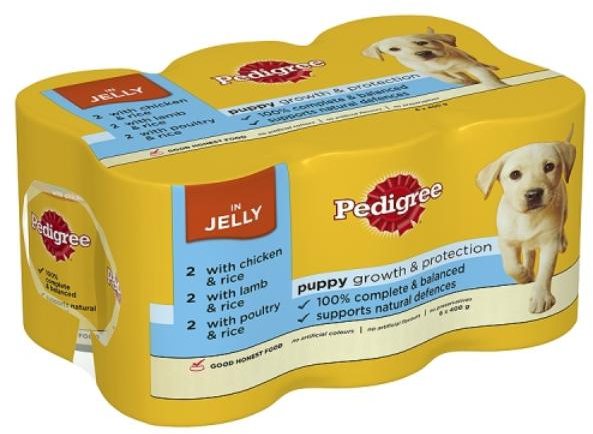 Pedigree canned puppy food discount