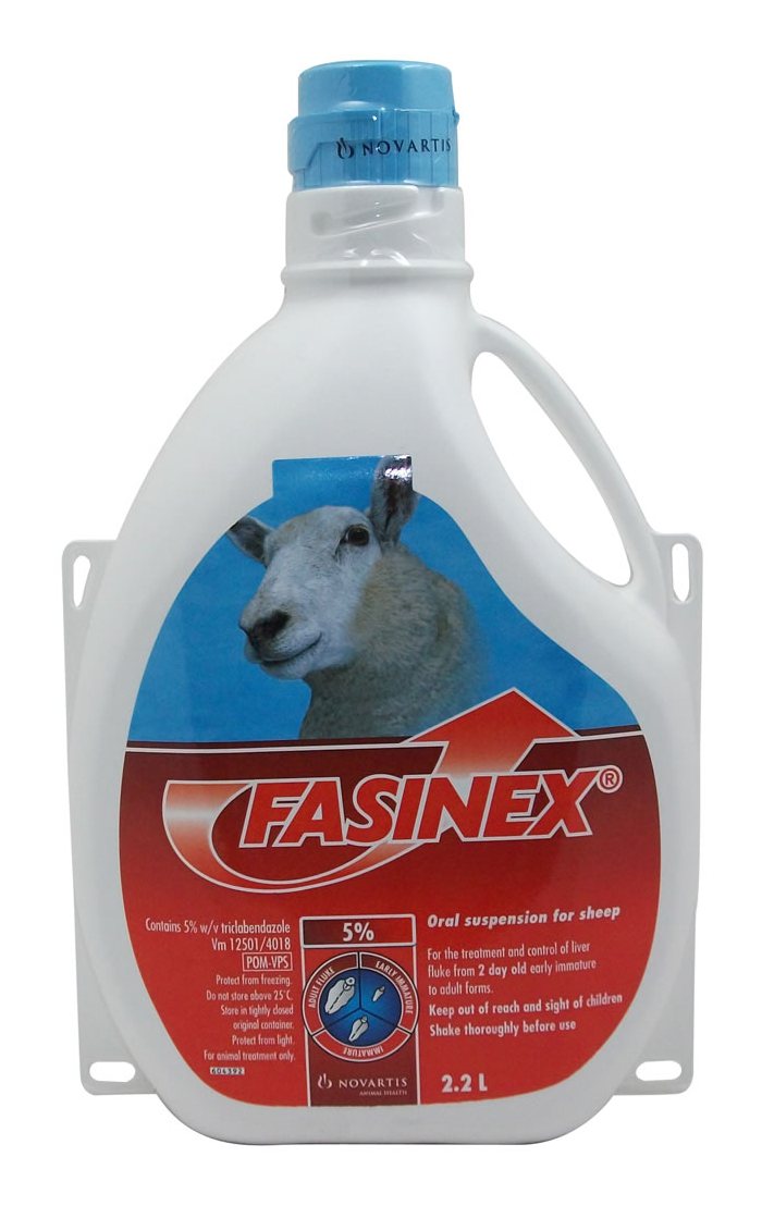NOVARTIS Fasinex 5% Sheep  - Flukicides - Mole Avon