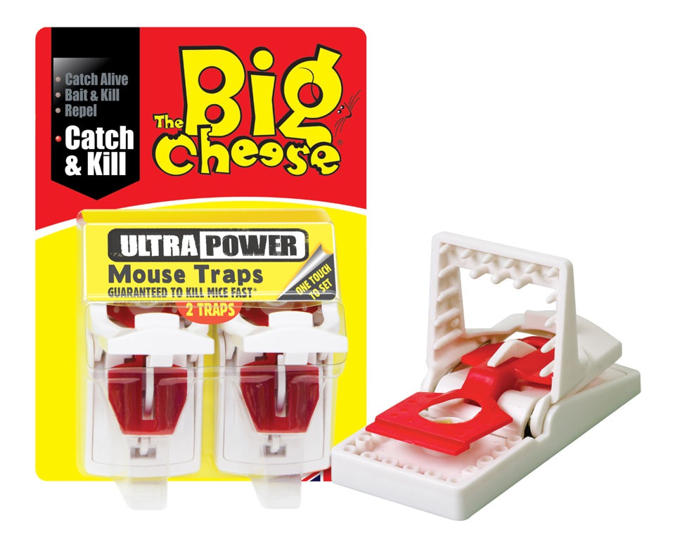 The Big Cheese Ultra Power Mouse Trap - 2 Pack