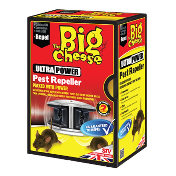 STV Big Cheese Ultra Power Pest Repeller Rodent Traps Mole Avon