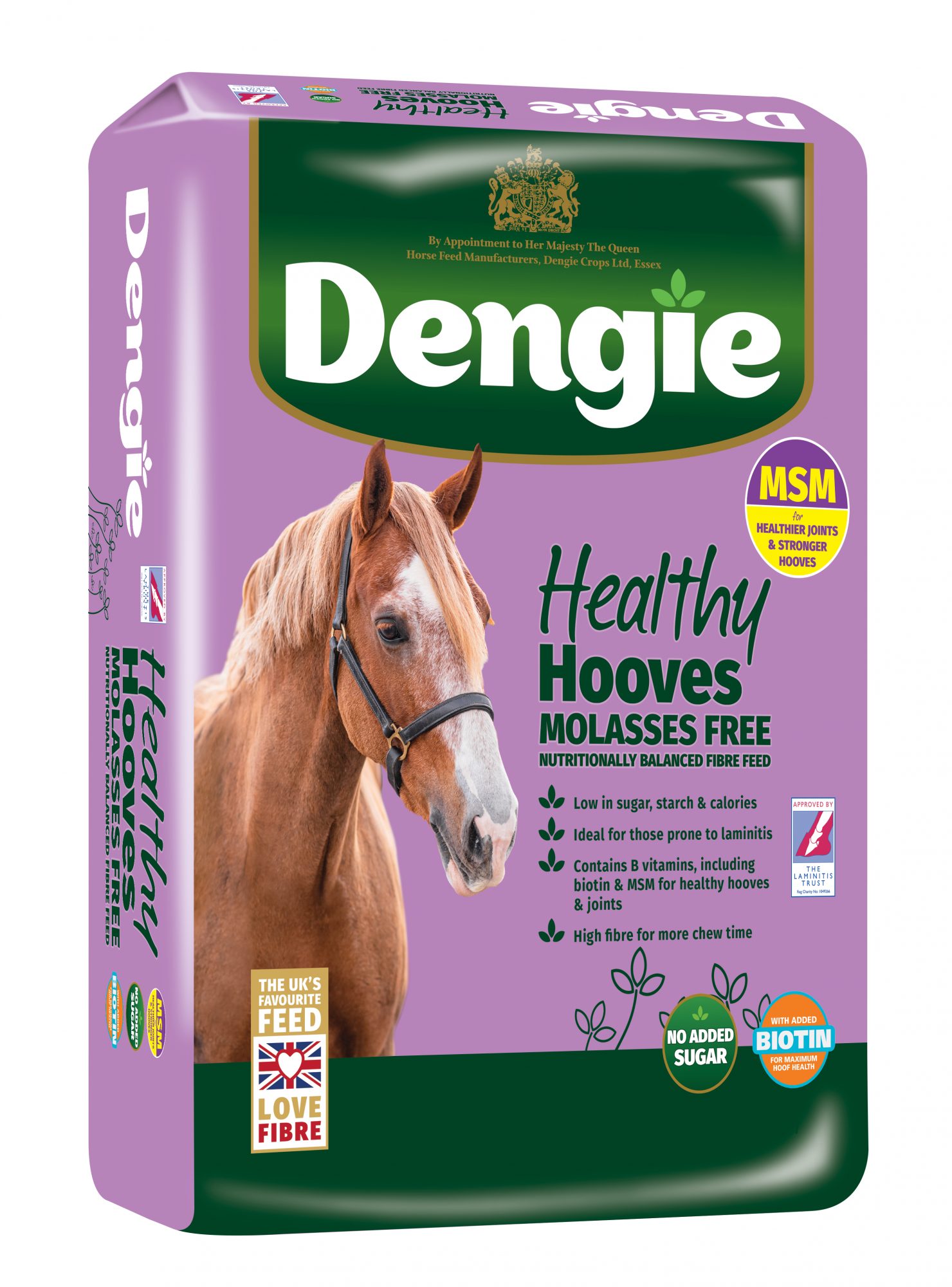 Dengie Healthy Hooves Molasses Free 20kg Chaffs & Fibre Feeds Mole Avon