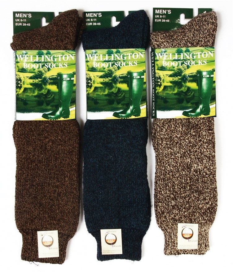 Wool Blend Wellington Boot Sock Socks Mole Avon