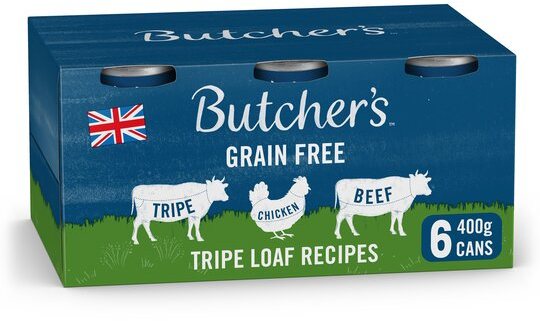 Butchers Grain Free Tripe Loaf 6 x 400g - Gluten & Grain Free