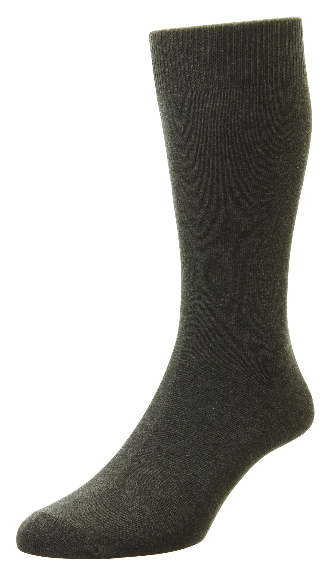 HJ Hall Cotton Rich Sock Charcoal 3 Pack Socks Mole Avon