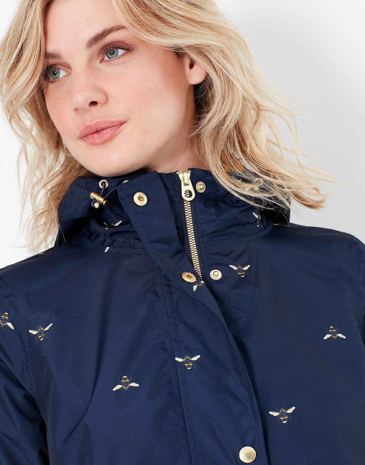 Joules Waybridge Navy Bee Coat Jackets, Coats & Gilets Mole Avon