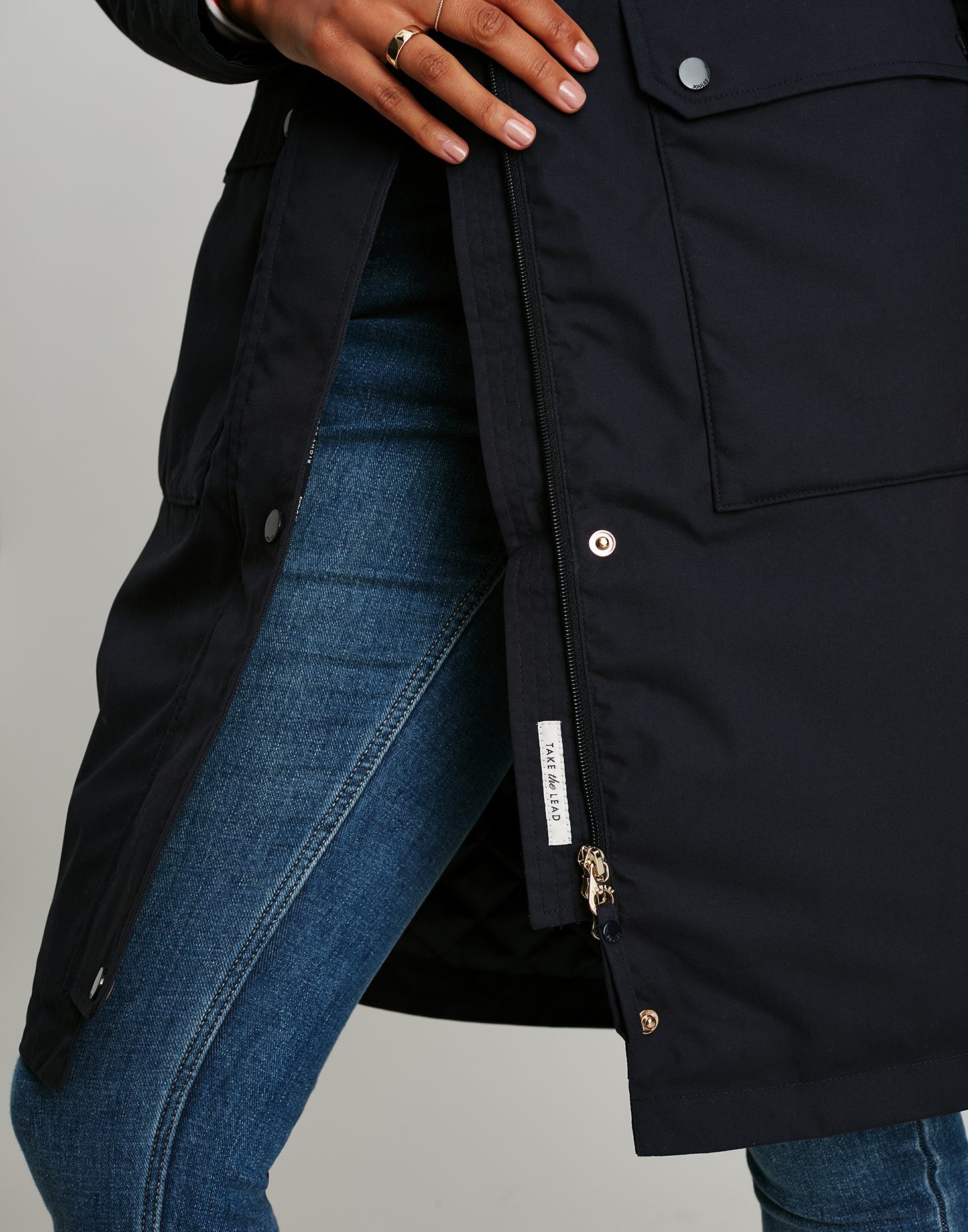 Joules Loxley Marine Navy Coat Size 12 Mole Avon