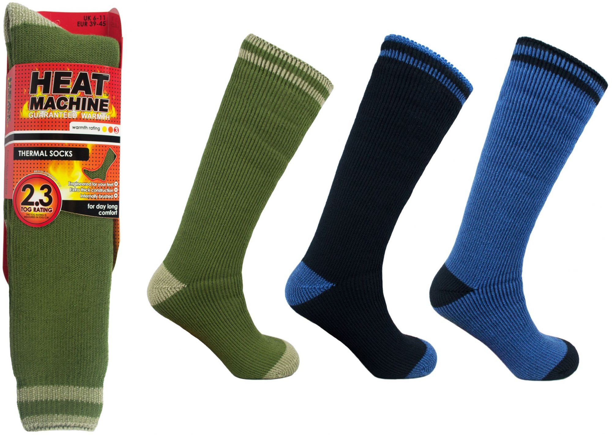 Long Heat Machine Sock Socks Mole Avon