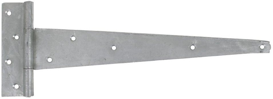thumbnail image 2 of The Trade Counter WM Heavy Duty Tee Hinges – 400mm Galvanised Steel For Shed/Gate (Pair) 2 of 6