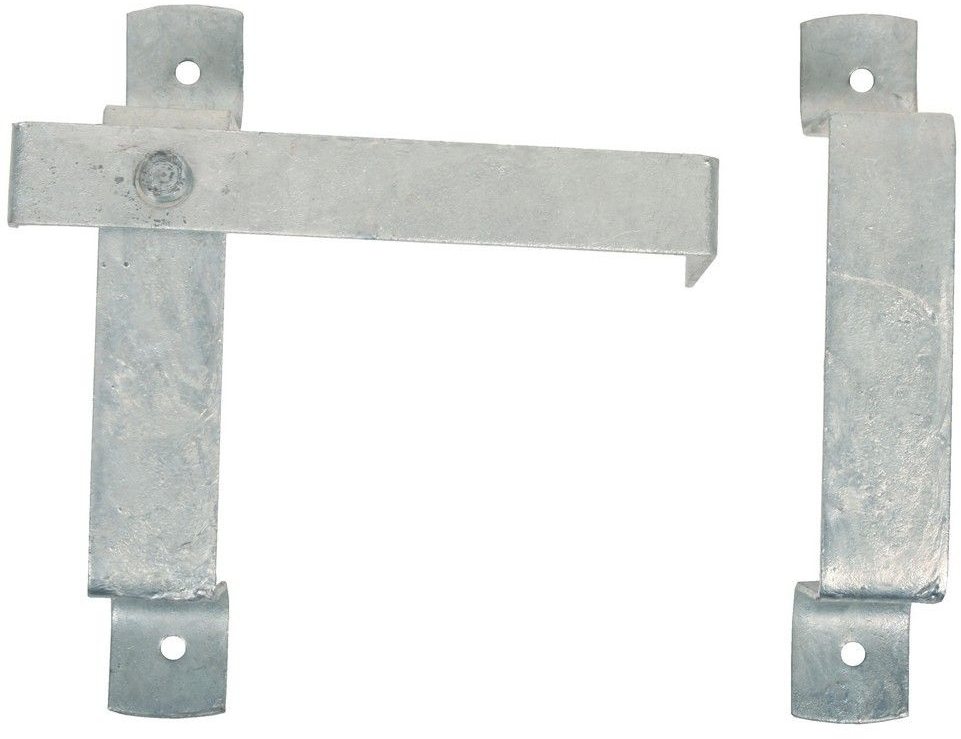 John Galvanised Slip Rail Bracket Hinges & Brackets Mole Avon