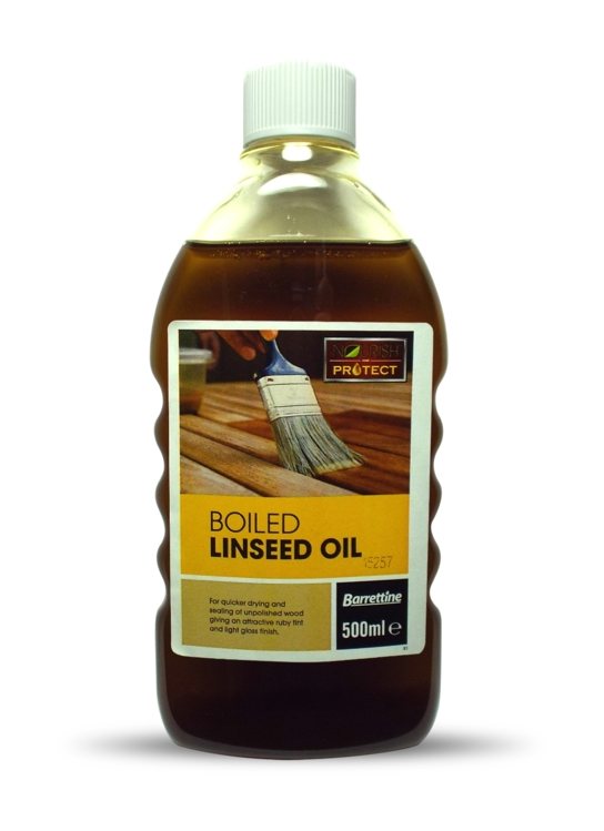 Barrettine Boiled Linseed Oil 500ml Varnish & Oils Mole Avon