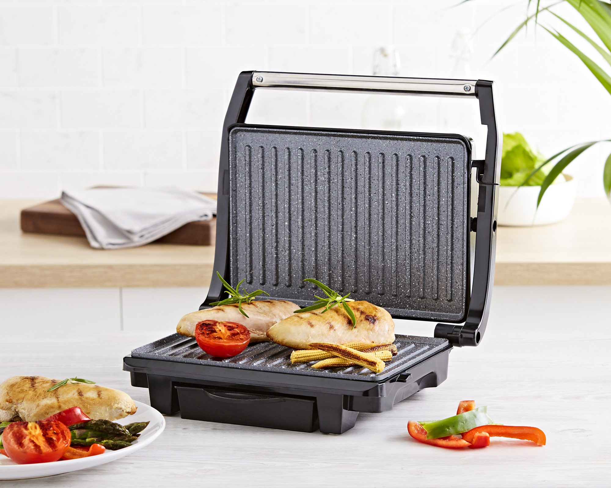 TOWER Tower Cerastone Grill & Panini Press - Kettles & Toasters - Mole Avon