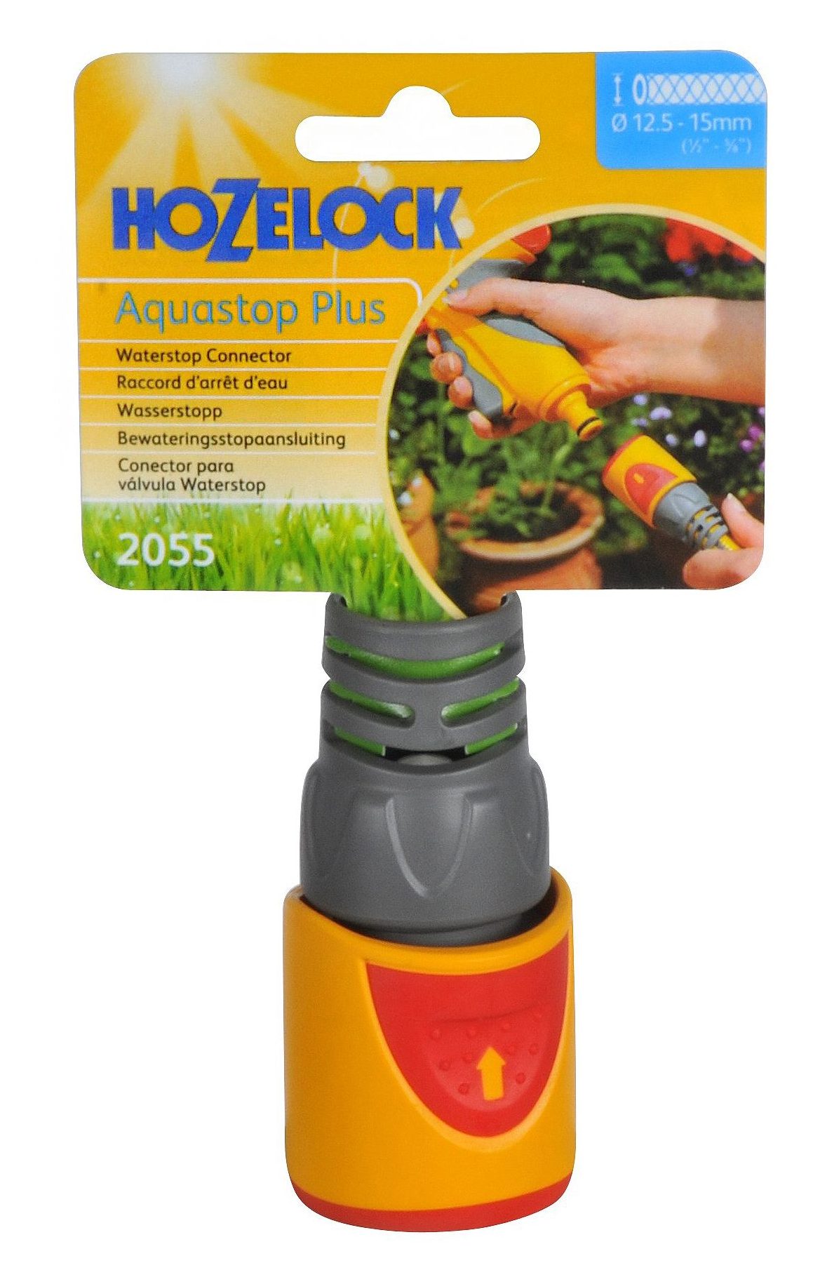HOZELOCK Hozelock Aquastop Connector 1/2" 2055 Hoses & Accessories