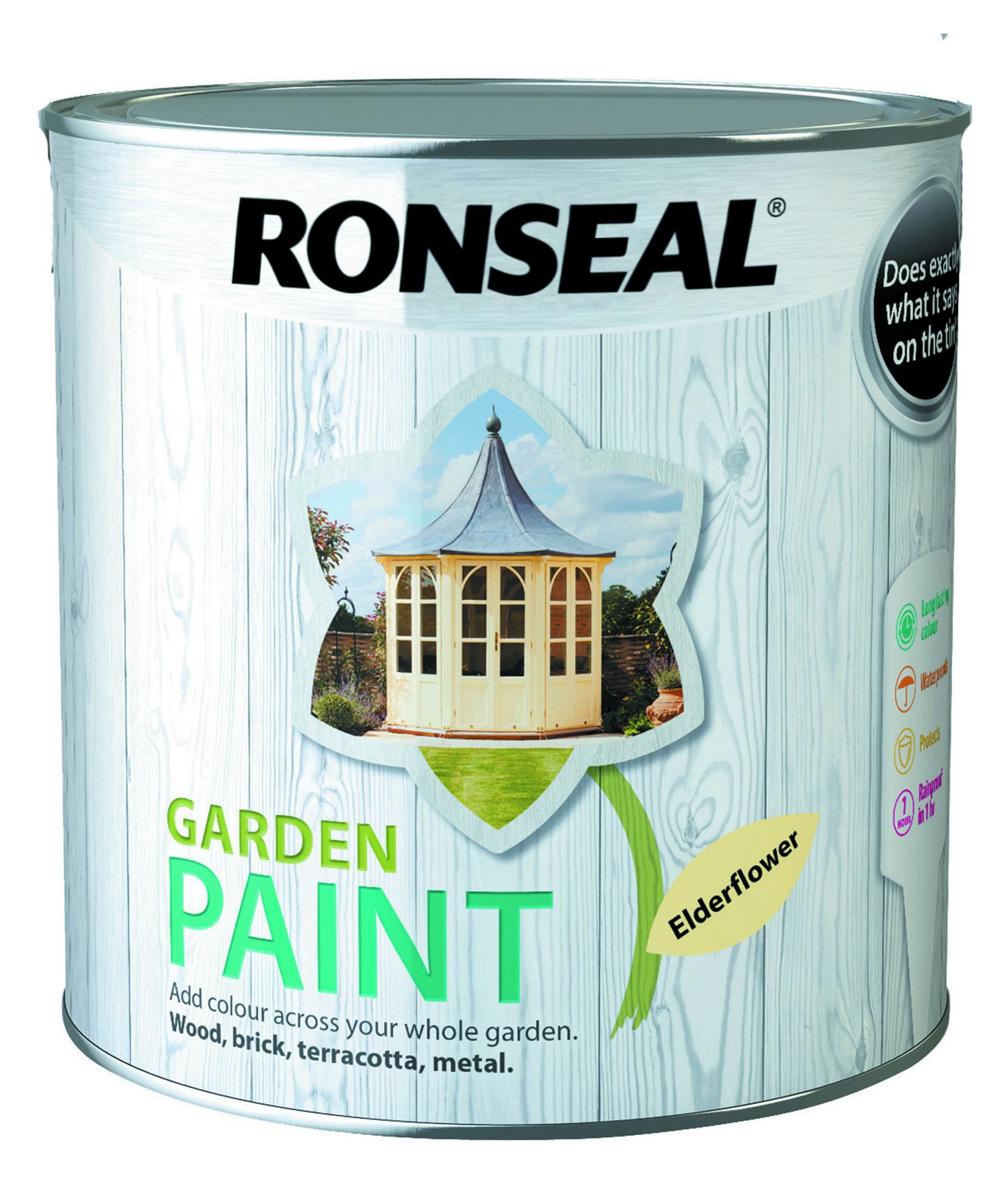 Ronseal Garden Paint Elderflower Wood Treatments & Paints Mole Avon