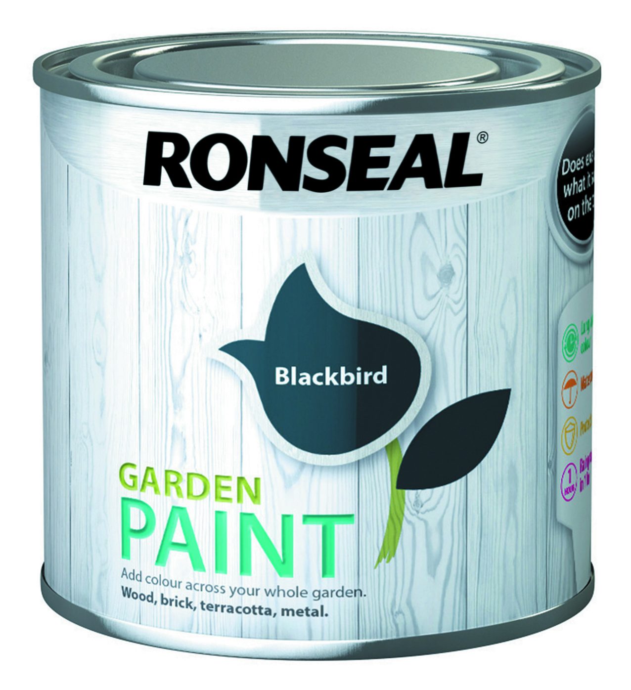 Ronseal Garden Paint Blackbird Wood Treatments & Paints Mole Avon