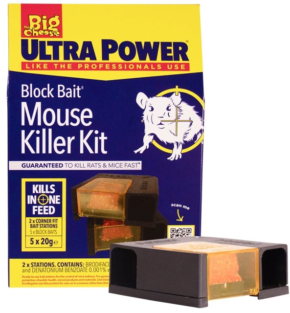 Big Cheese Ultra Power Mouse Trap & Bait Rodent Traps Mole Avon