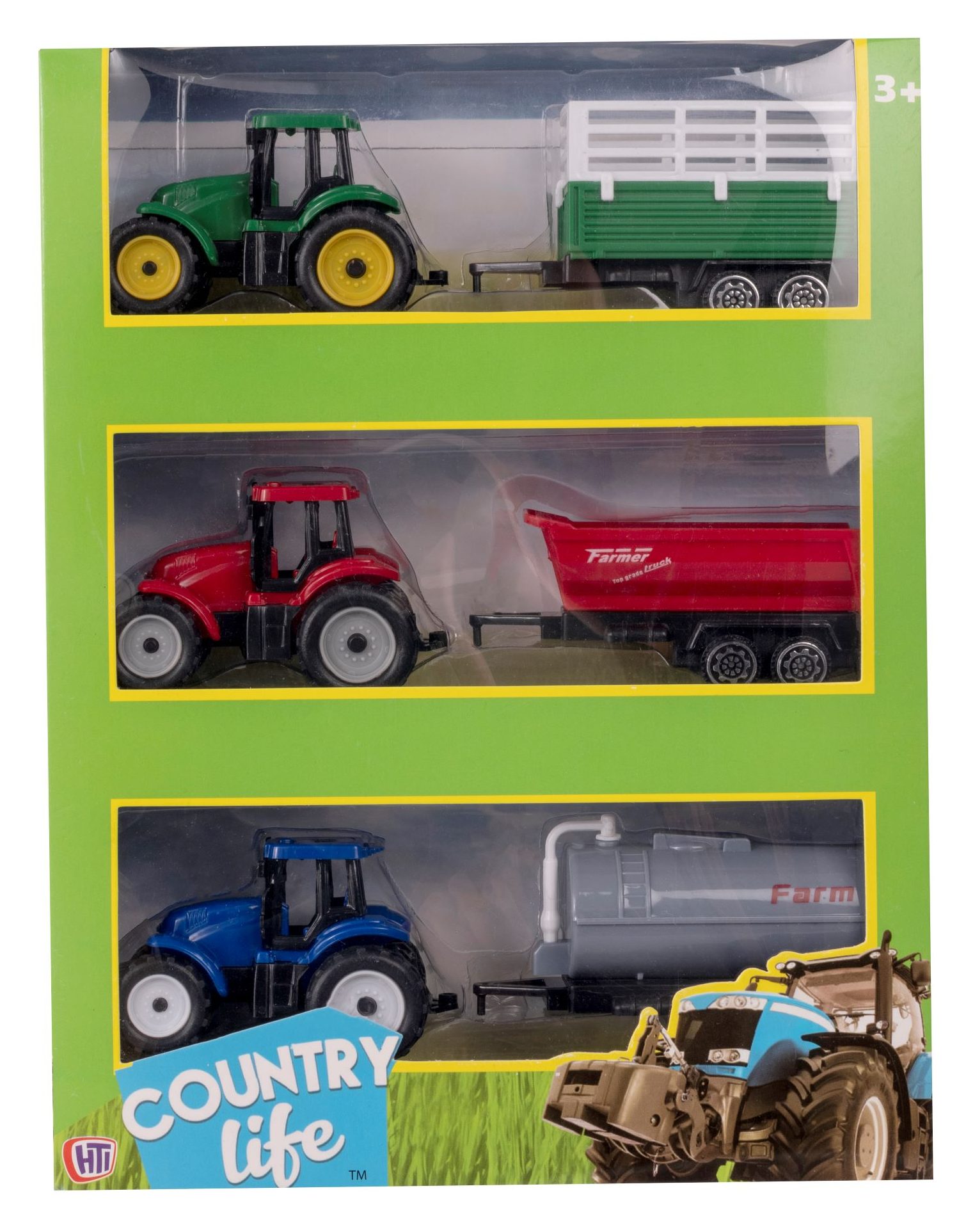 POCKET Tractor & Trailer Toy Agricultural Toys Mole Avon