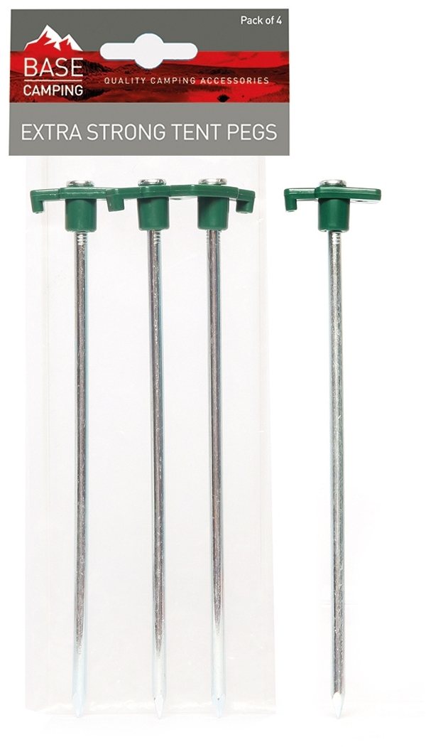 Heavy Duty Tent Pegs 9 4 Pack - Camping Accessories - Mole Avon