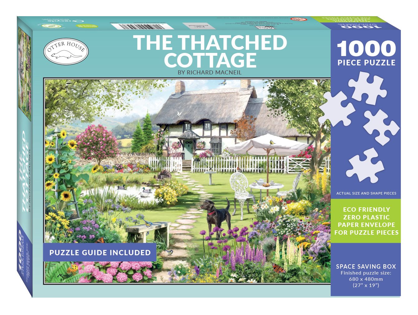 1000 Piece Jigsaw Thatched Cottage Jigsaws Mole Avon