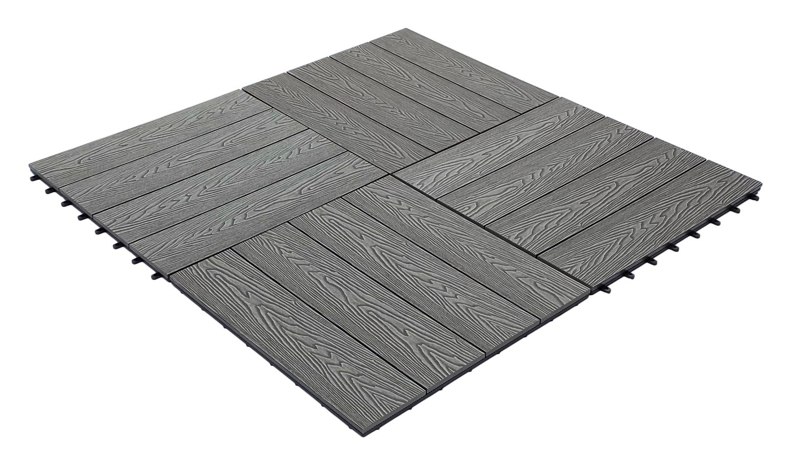 Woodgrain Decking Tile - Decking & Paving