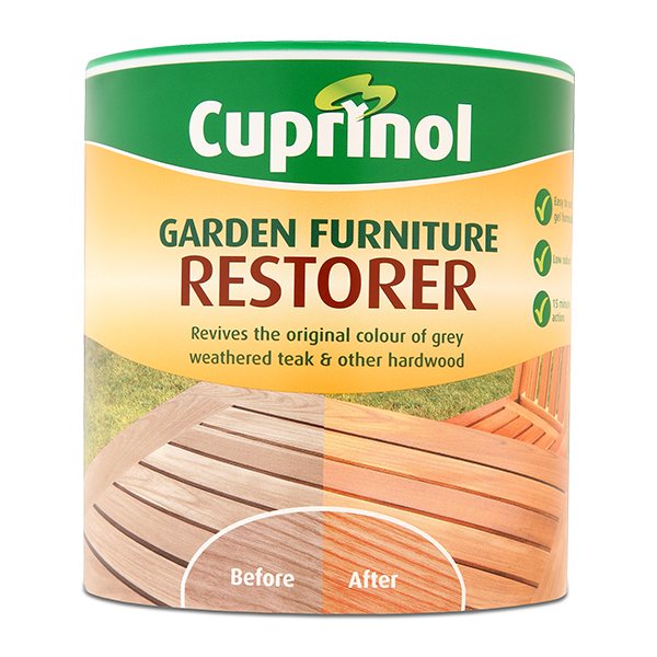 Cuprinol Garden Furniture Restorer 1L Wood Treatments & Paints Mole
