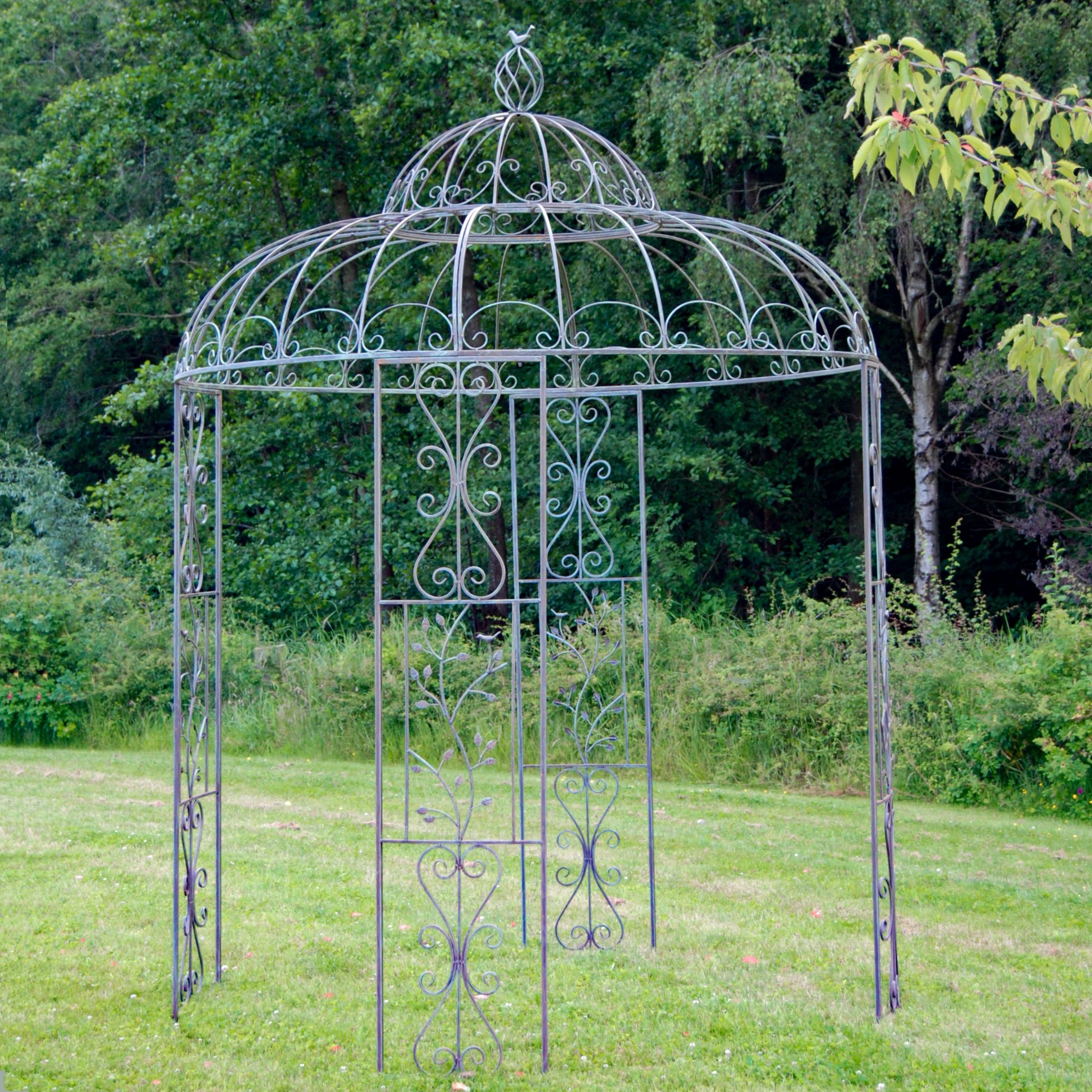 ASCALON Woodland Gazebo Antique Blue - Gazebos, Parasols & Arches