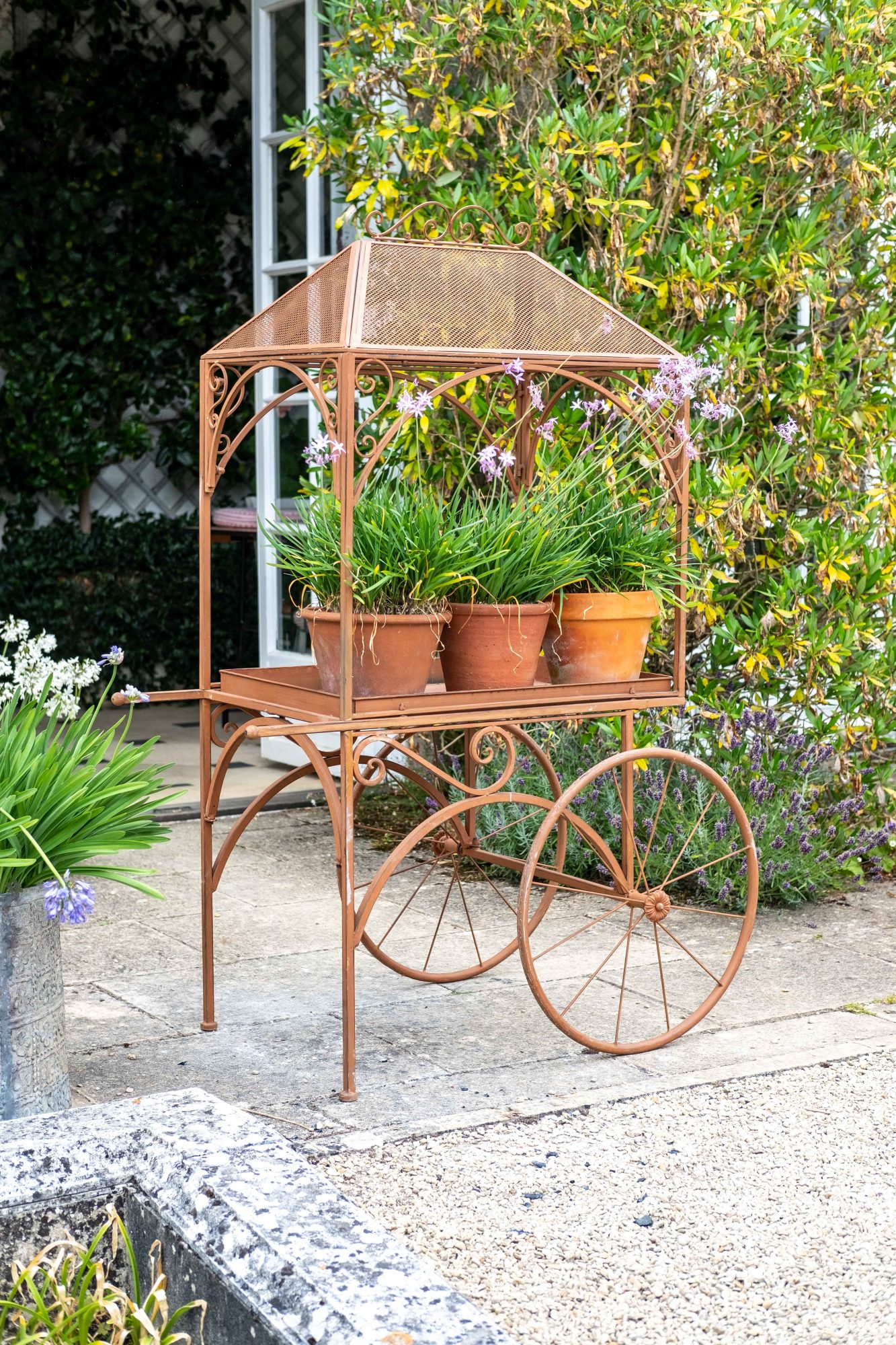 Ascalon Flower Cart Outdoor Decoration Mole Avon
