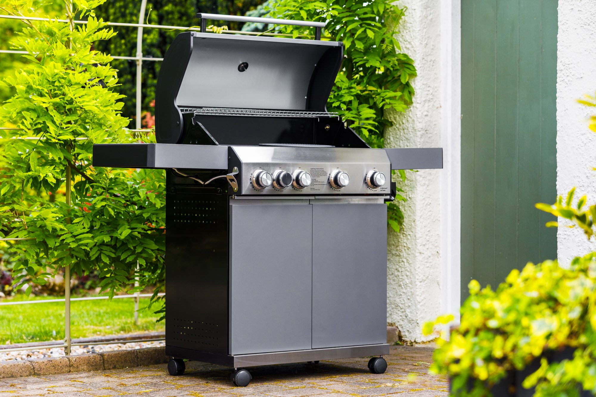 GRILLSTR Grillstream Classic 4 Burner Hybrid BBQ With Side Burner