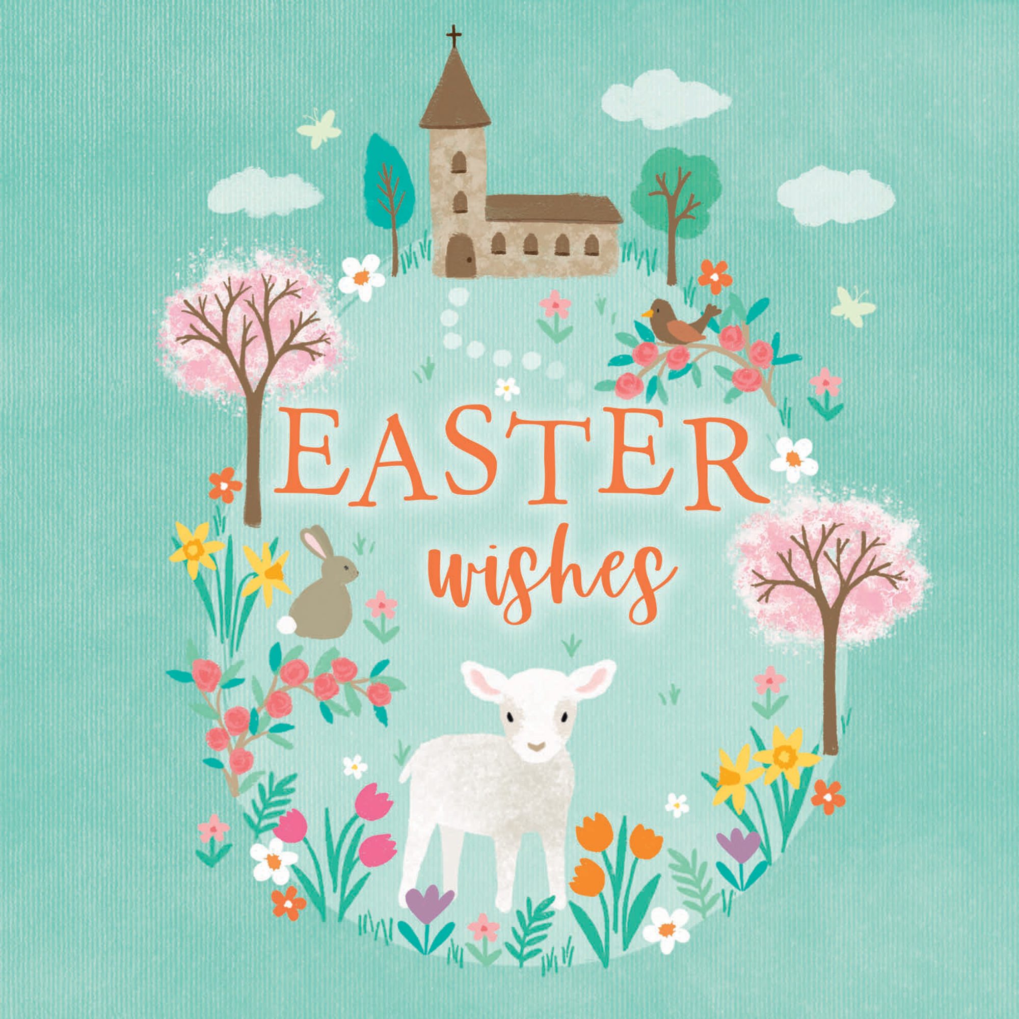 Otter House Little Lamb Easter Card 5 Pack Easter Cards Mole Avon