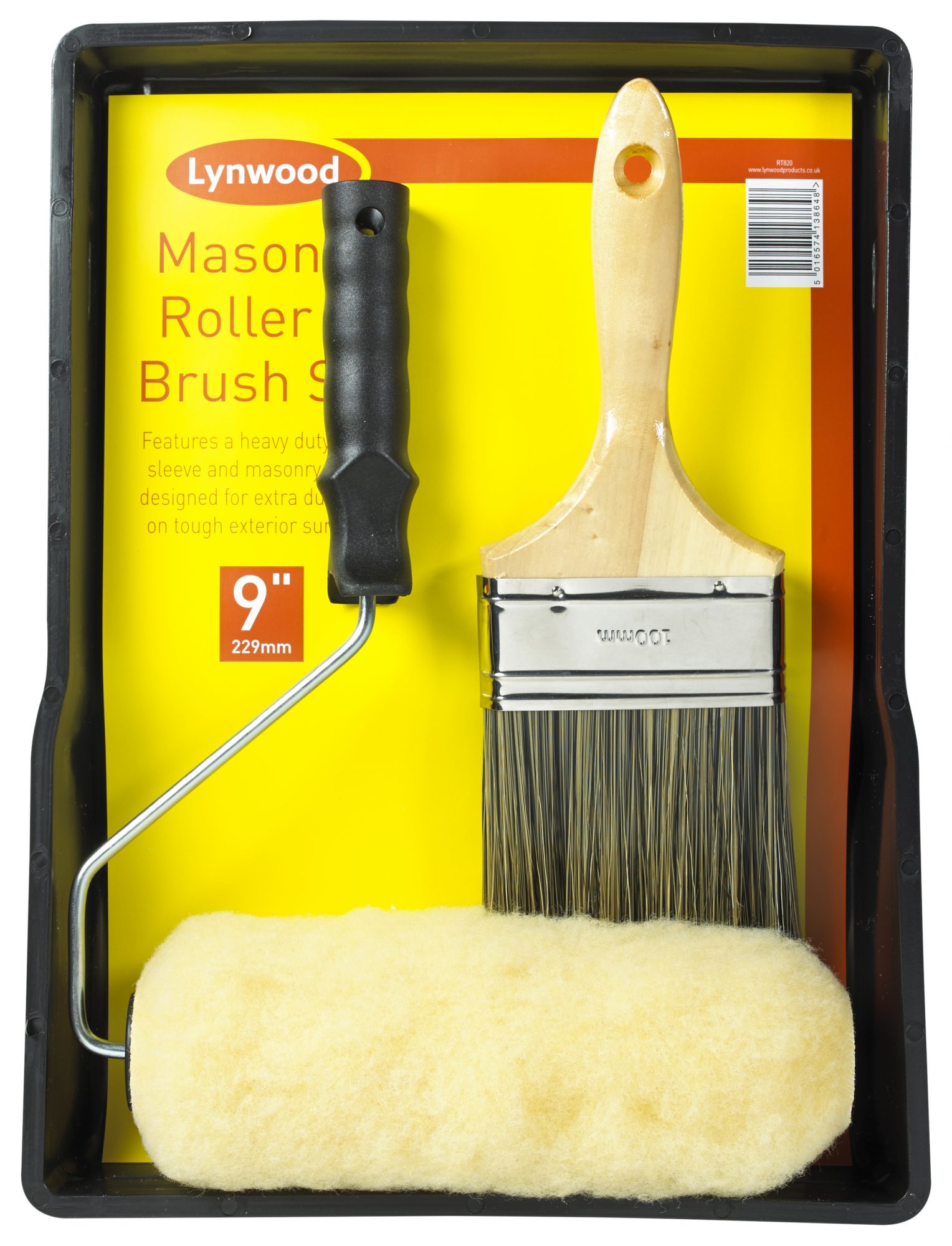 Lynwood Masonry Roller & Brush Set 9" Rollers & Caulking Guns Mole Avon
