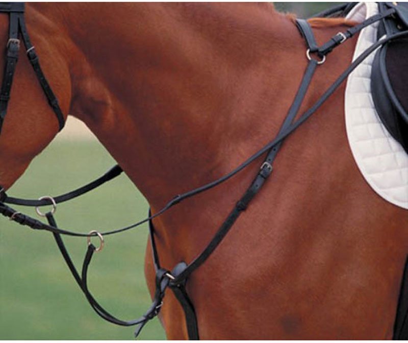 Kincade Hunting Breastplate Martingale Black Bridle Wear Mole Avon