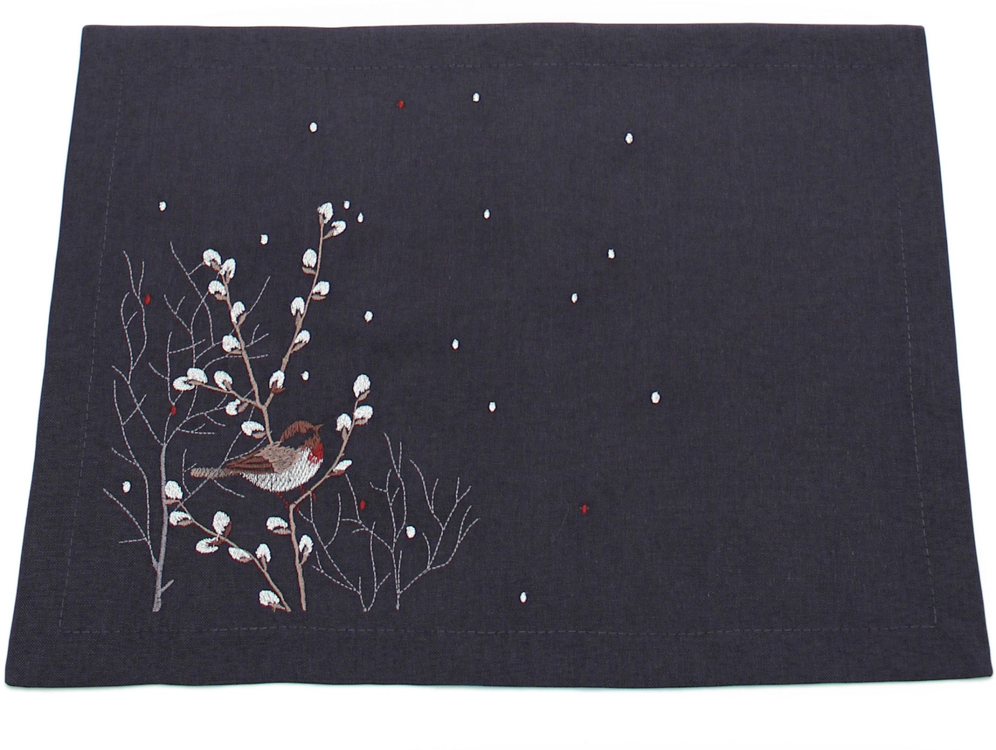 Hedgerow Pewter Placemat Tableware Mole Avon