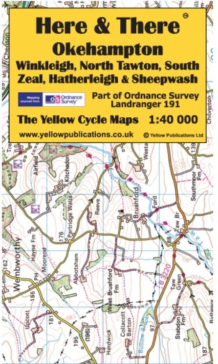Okehampton Postcode Map Here & There Okehampton Map - Maps