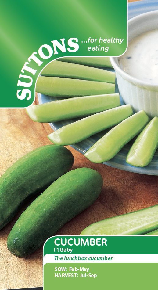 SUTTONS Cucumber Baby F1 Seeds Seeds & Bulbs Mole Avon