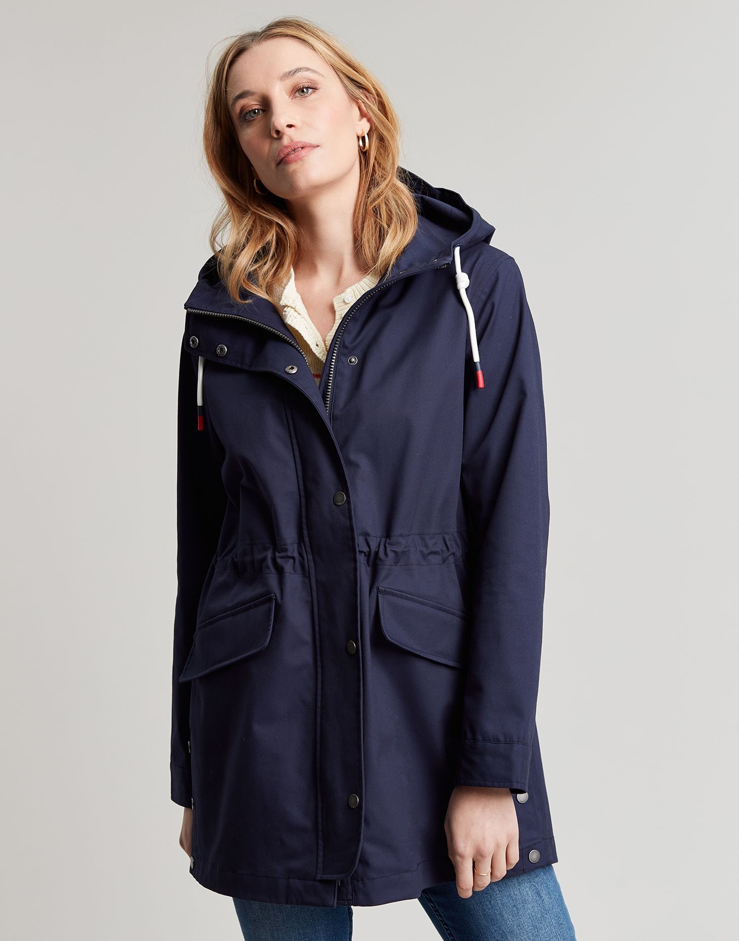 Joules Padstow Raincoat French Navy - Jackets, Coats & Gilets - Mole Avon
